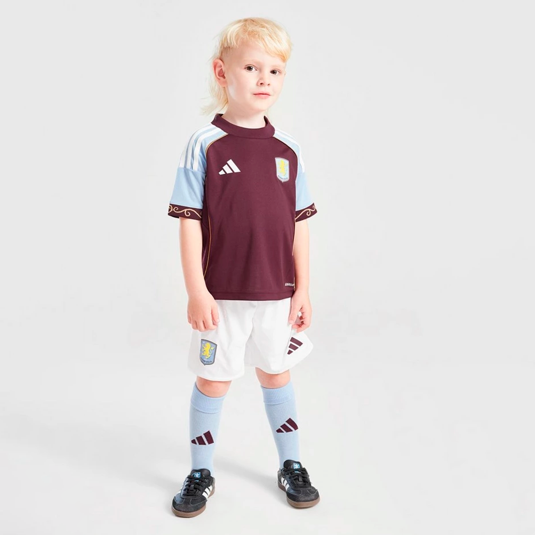 Kit Infantil Aston Villa 2025/26 Home