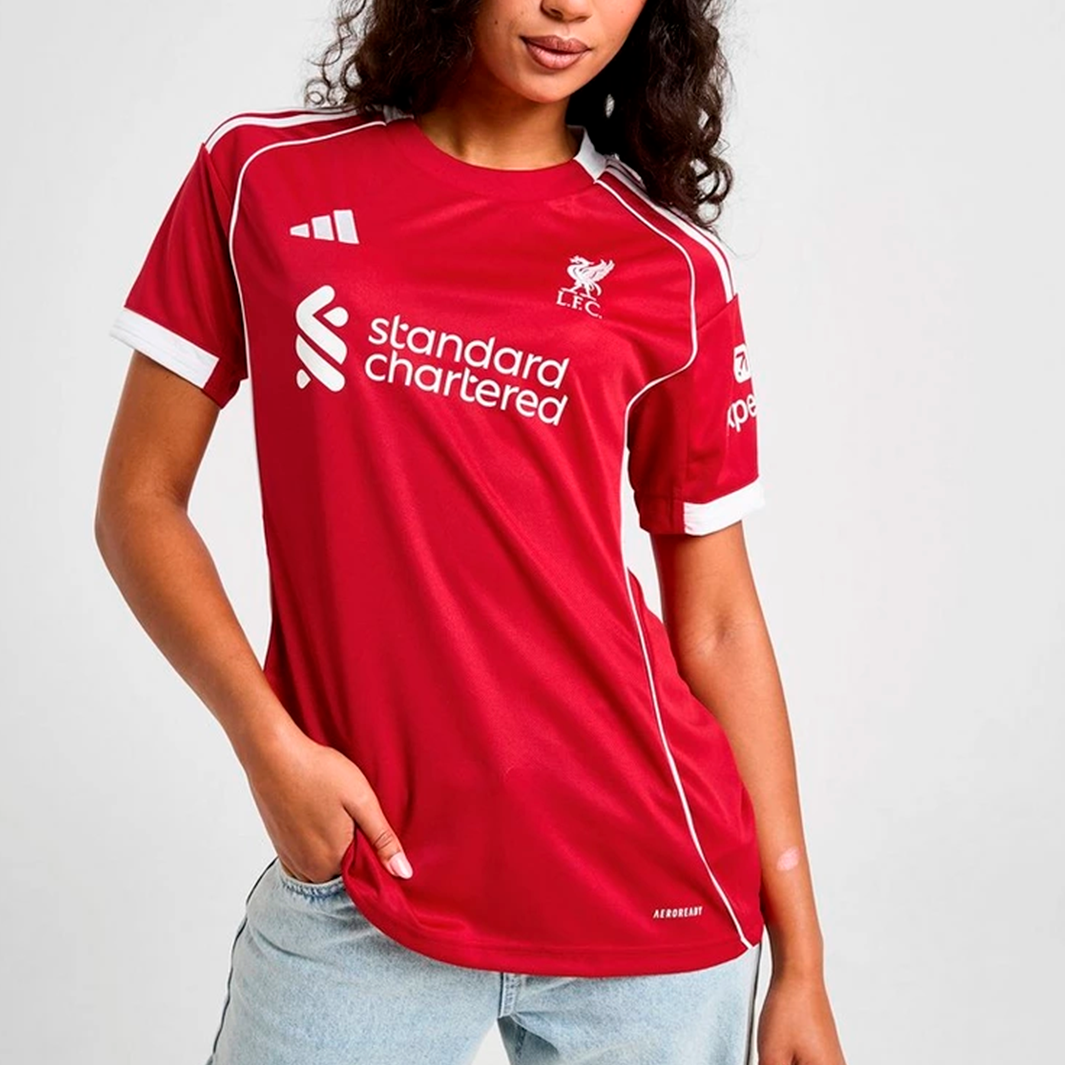 Camisa Liverpool 2025/26 Home – Feminina