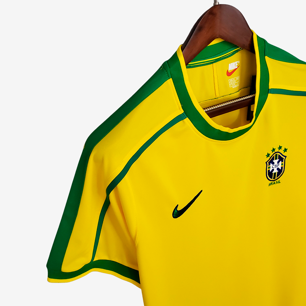 Camisa Brasil 1998 Home – Retrô