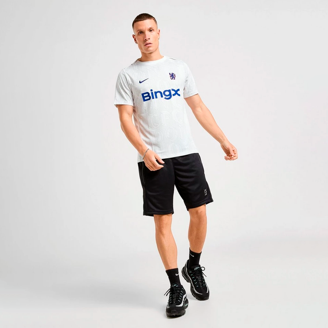 Camisa Chelsea 2025/26 Aquecimento – Torcedor