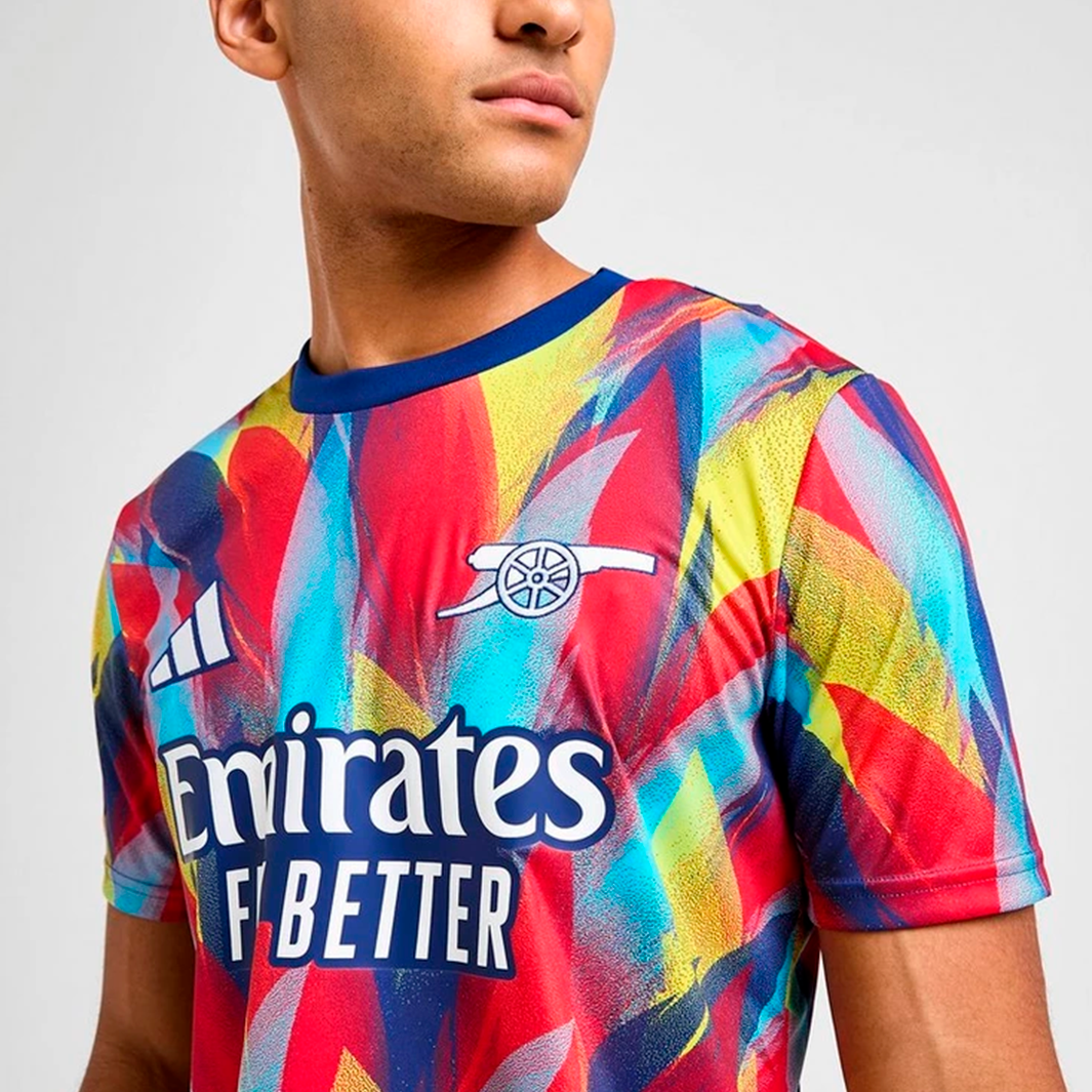 Camisa Arsenal 2025/26 Aquecimento – Torcedor