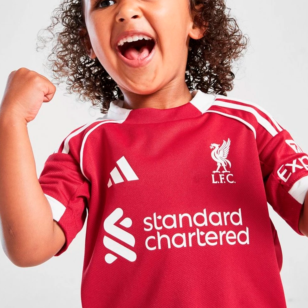 Kit Infantil Liverpool 2025/26 Home