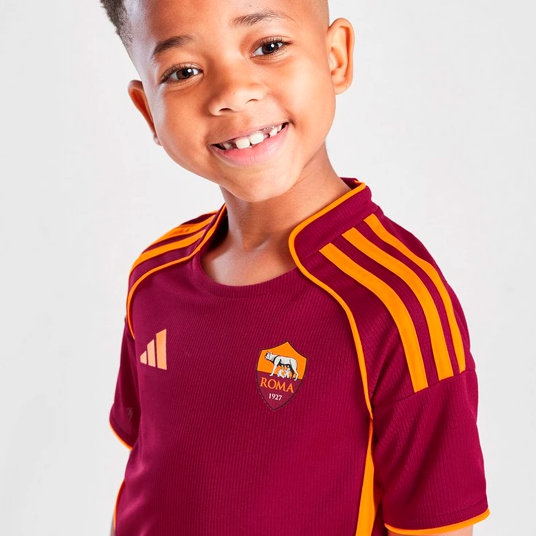 Kit Infantil AS Roma 2025/26 Home