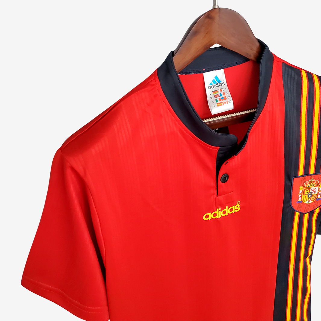 Camisa Espanha 1996 Home – Retrô