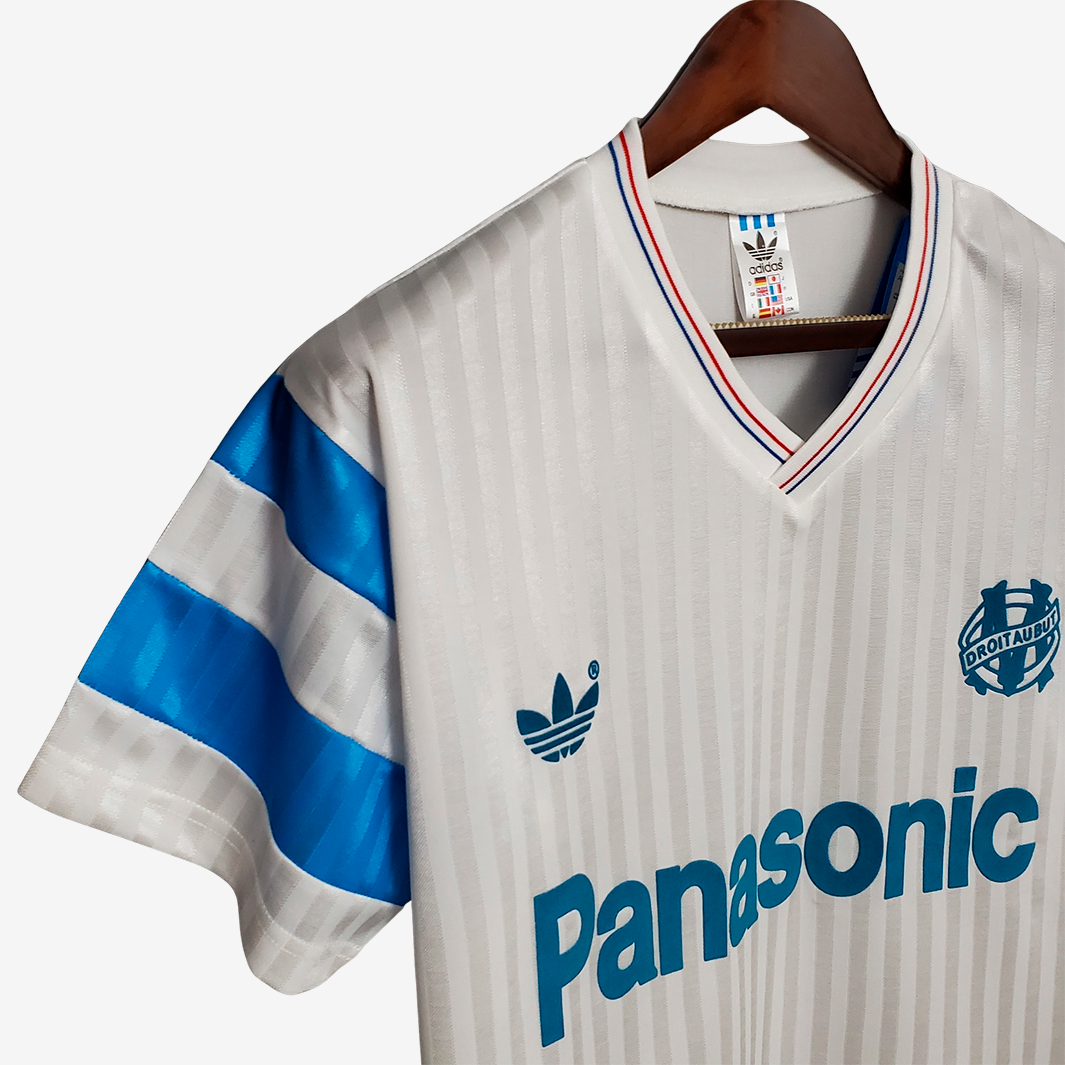 Camisa Olympique Marseille 1990/91 Home – Retrô