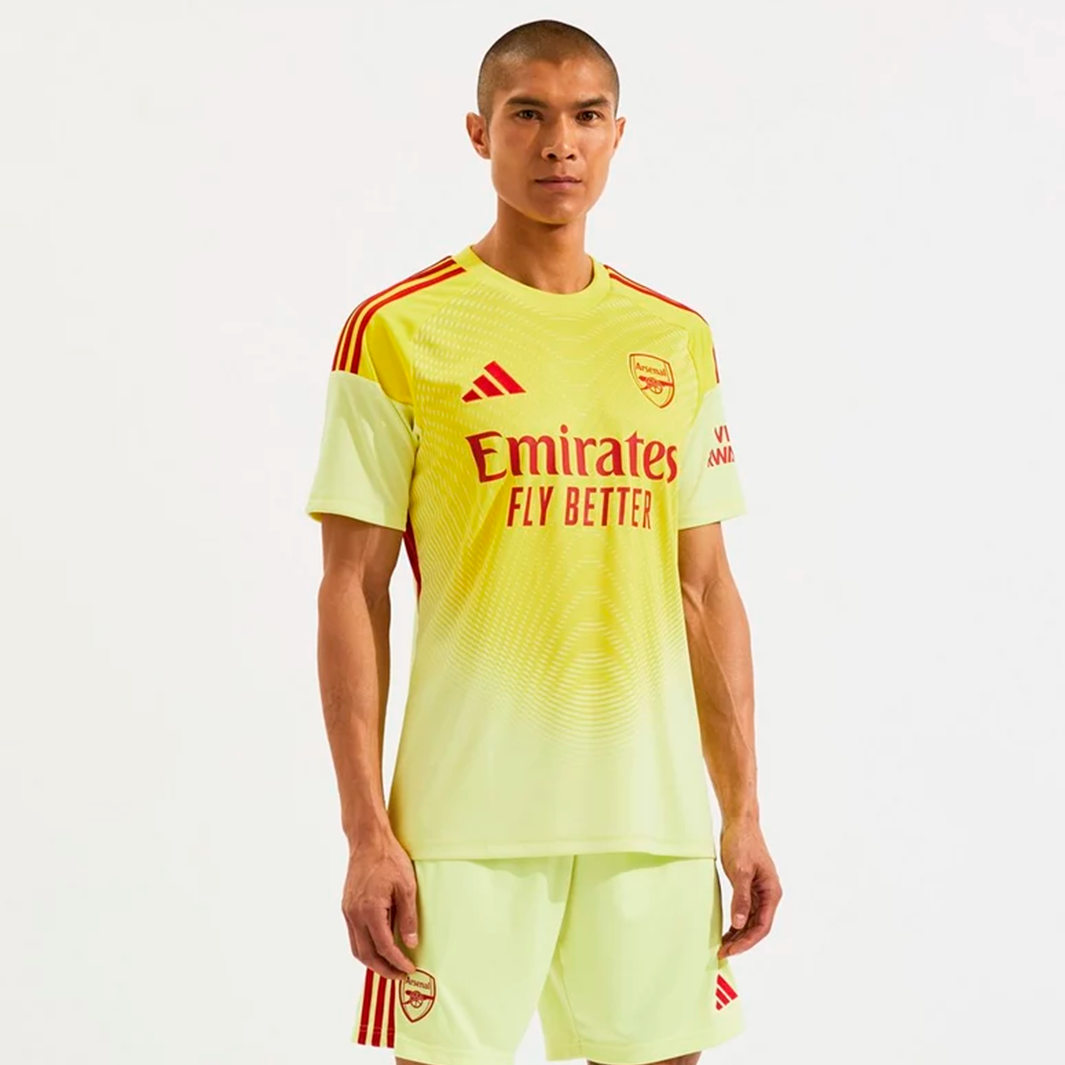 Camisa Arsenal 2025/26 Goleiro – Torcedor