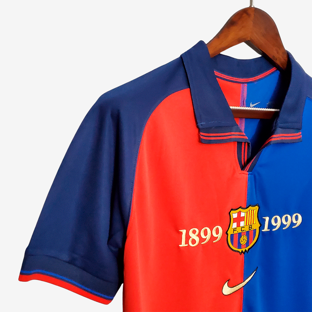 Camisa Barcelona 1999/00 Home Centenário – Retrô