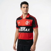 Camisa Retro Flamengo 1987 - Vermelha e Preta