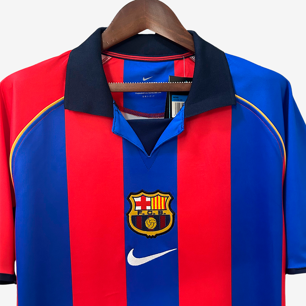 Camisa Barcelona 2001/02 Home – Retrô