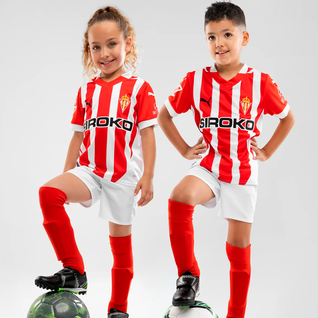 Kit Infantil Sporting Gijón 2025/26 Home