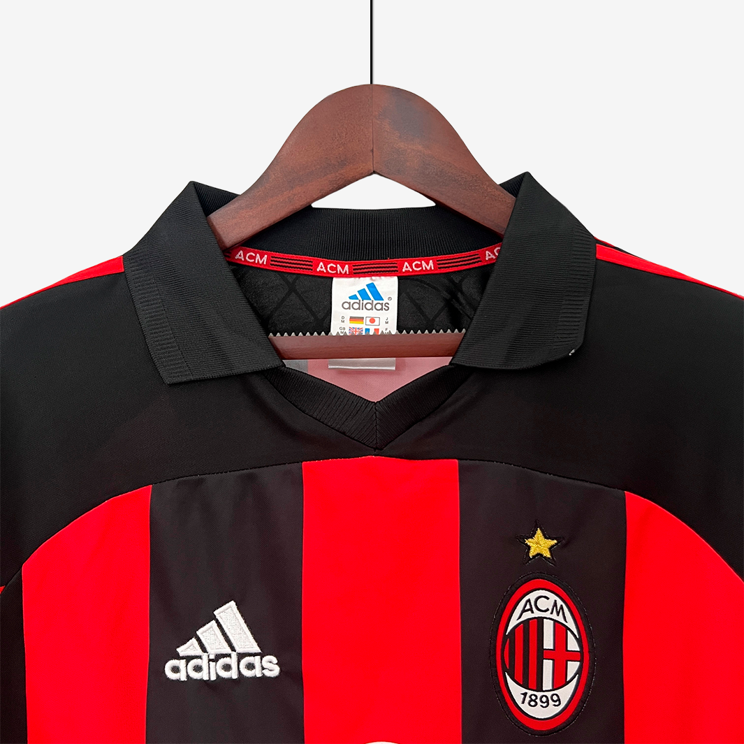 Camisa AC Milan 2001/02 Home – Retrô