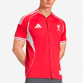 Camisa Liverpool 2025/26 US Baseball – Torcedor