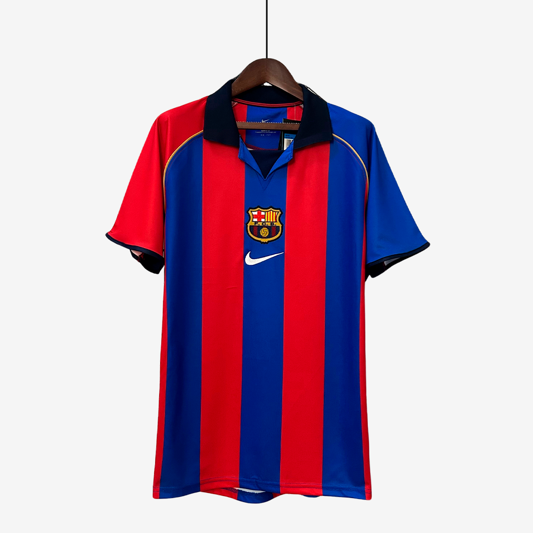 Camisa Barcelona 2001/02 Home – Retrô