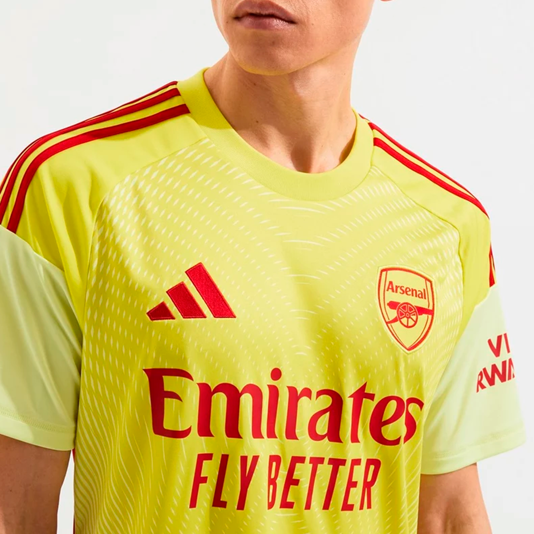 Camisa Arsenal 2025/26 Goleiro – Torcedor
