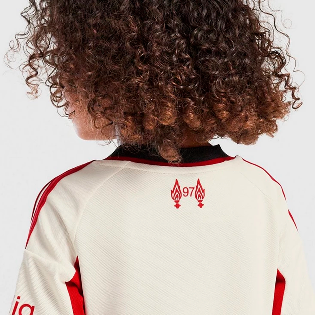 Kit Infantil Liverpool 2025/26 Away