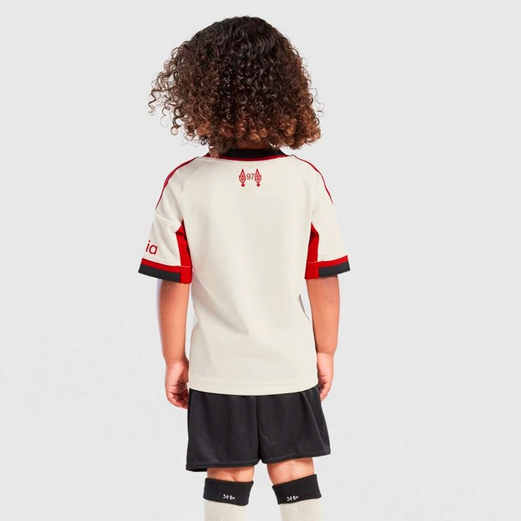 Kit Infantil Liverpool 2025/26 Away