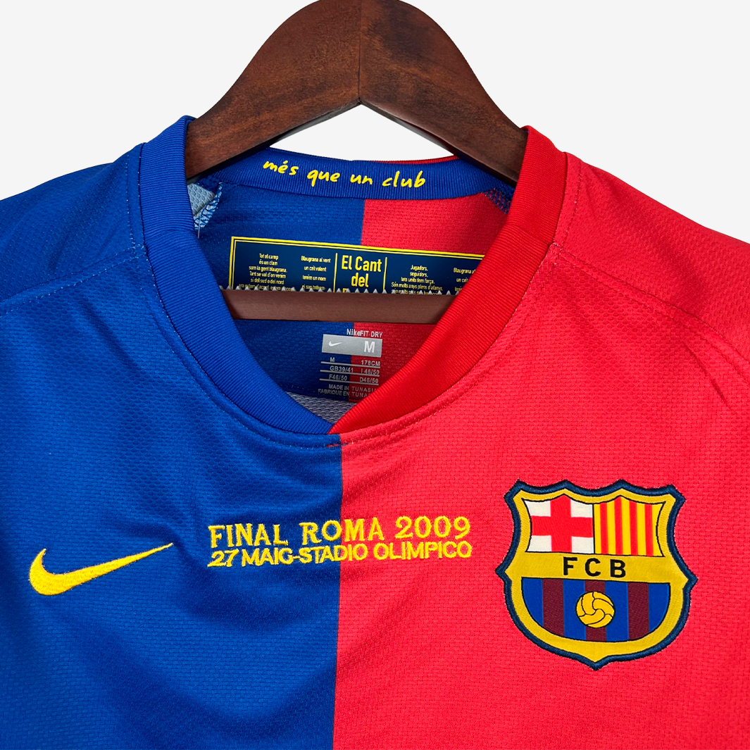 Camisa Barcelona 2008/09 Home UCL – Retrô