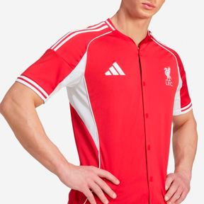 Camisa Liverpool 2025/26 US Baseball – Torcedor