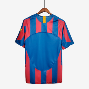 Camisa Barcelona 2005/06 Home UCL – Retrô