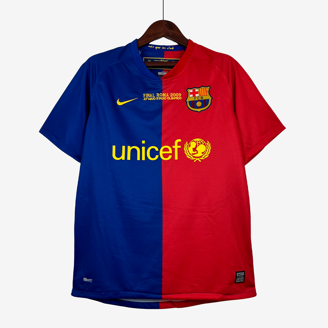 Camisa Barcelona 2008/09 Home UCL – Retrô
