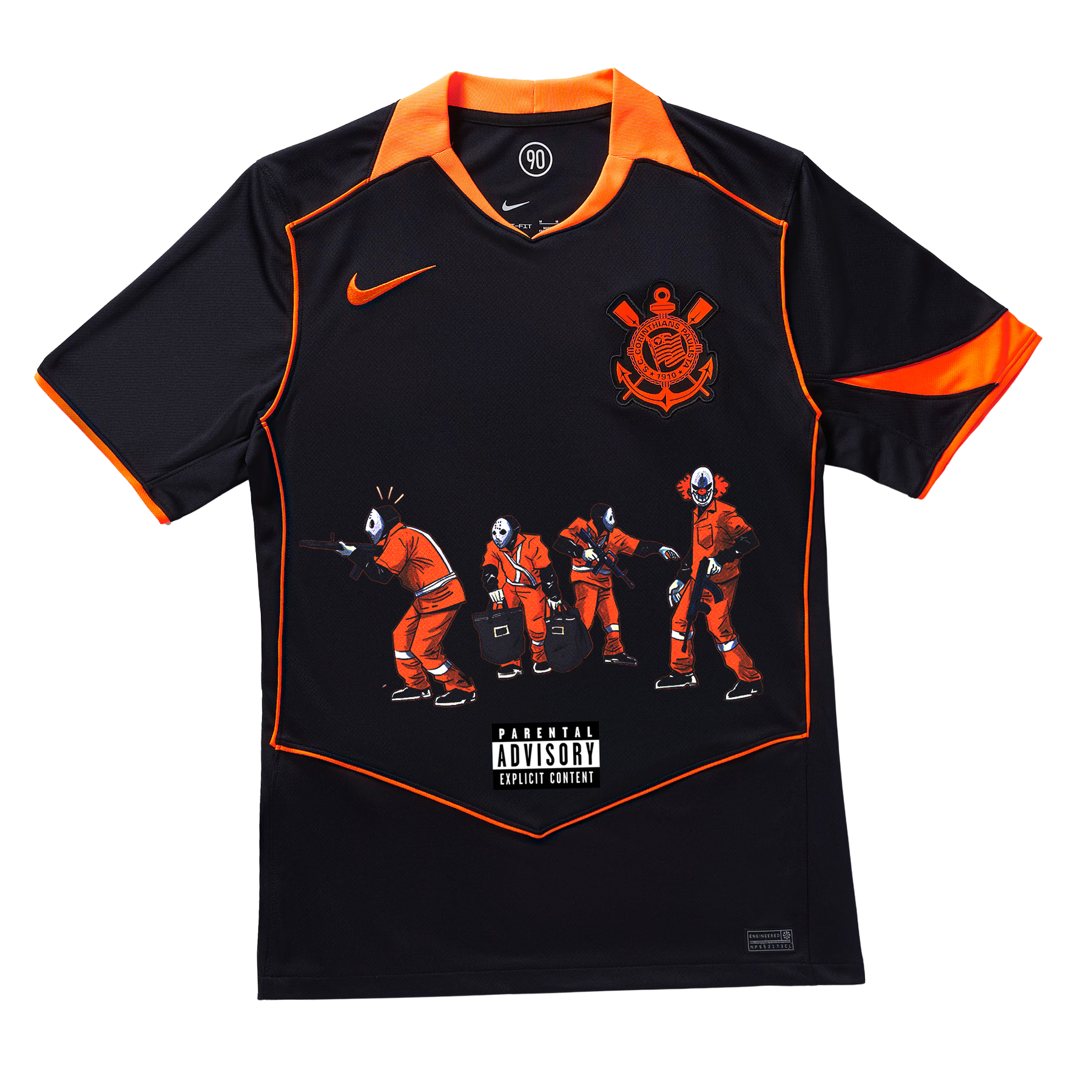 Camisa Nike Corinthians Total 90 x Racionais MC