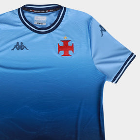 Camisa Vasco III 25/26 Goleiro Kappa Masculina - Azul