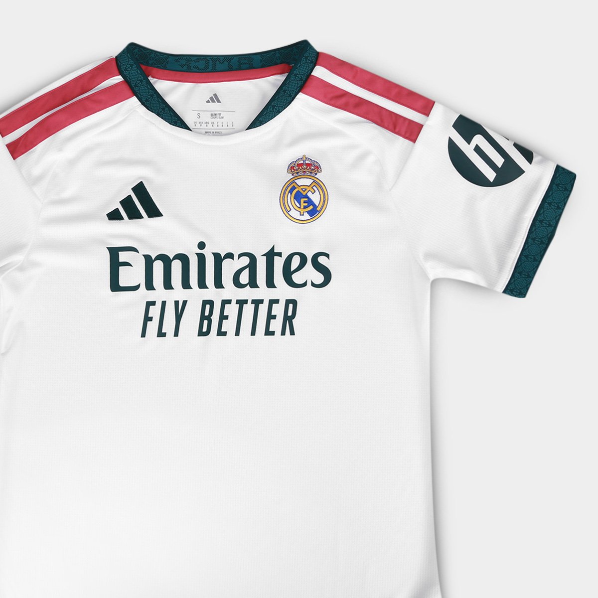 Camisa Real Madrid Home 26/27 s/n Torcedor Adidas Feminina - Branco