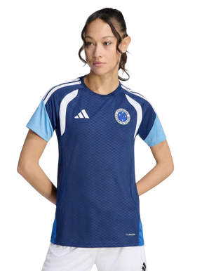 Camisa Cruzeiro 26/27 Treino Comissão - Adidas Versão Feminina