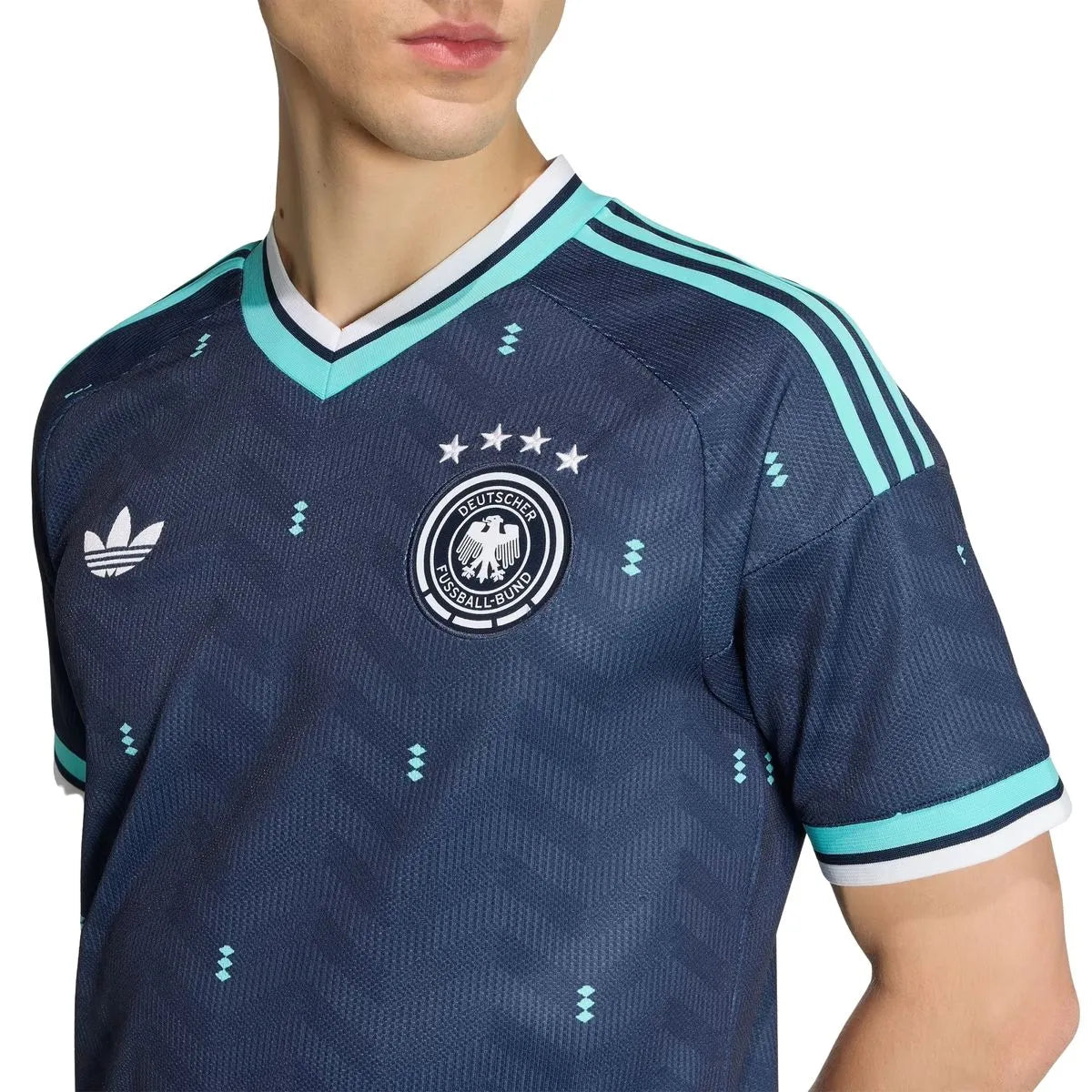 Camisa Alemanha II 2026 Adidas Masculina - Azul Marinho