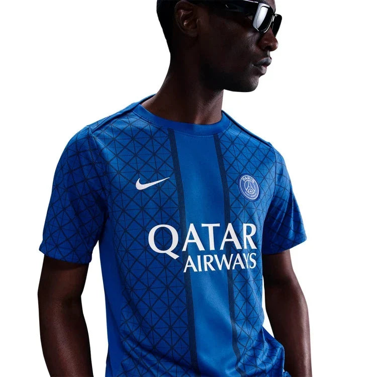 Camisa Paris Saint-Germain (PSG) 2025/26 Aquecimento – Torcedor