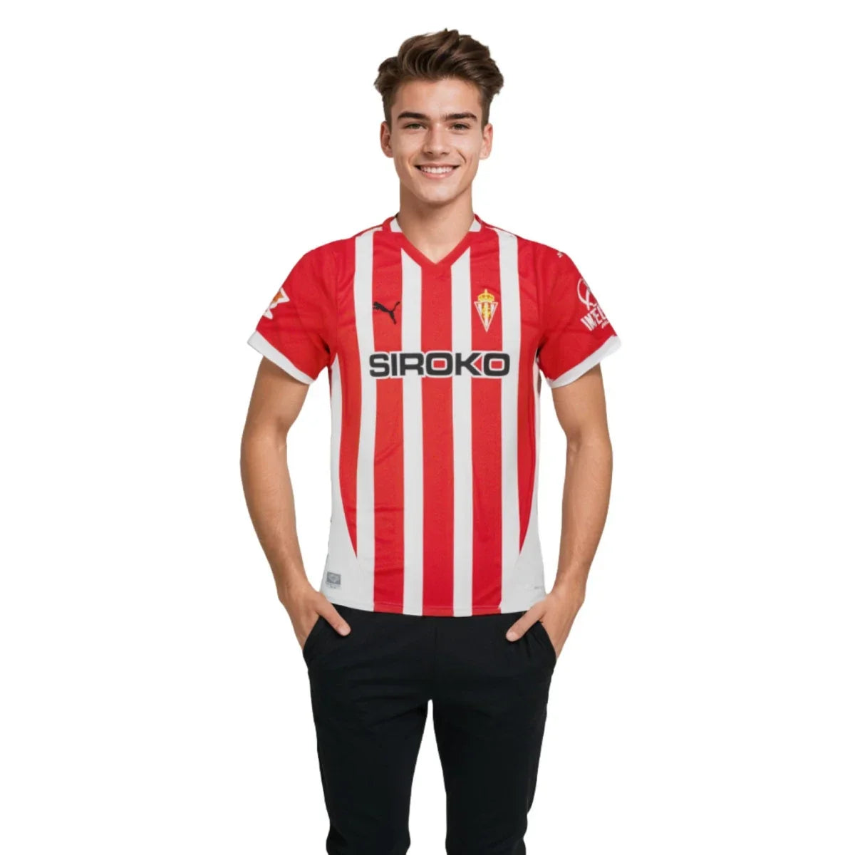 Camisa Sporting Gijón 2025/26 Home – Torcedor