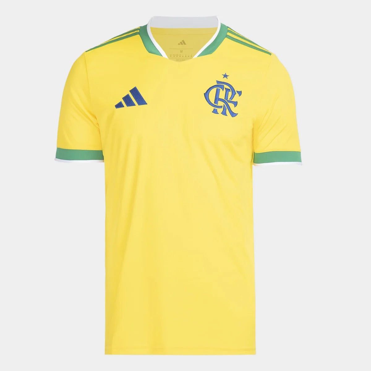 Camisa Masculina Flamengo Brasil 2026 - Amarelo+Verde