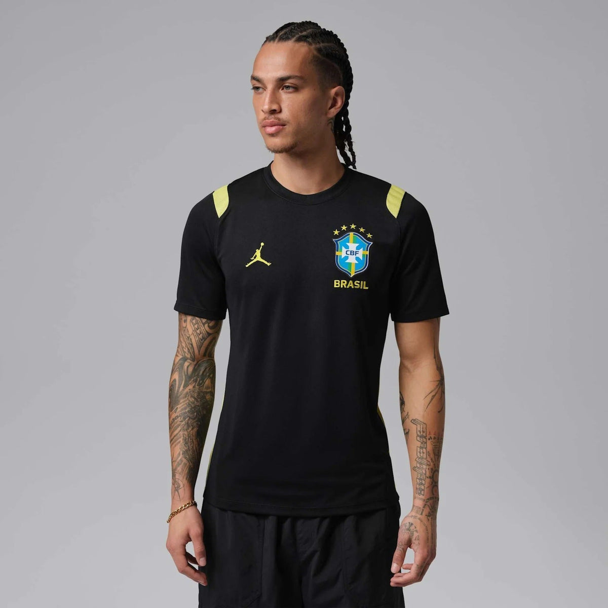 Camisa Brasil Jordan Academy Pro 2026 Treino Masculina