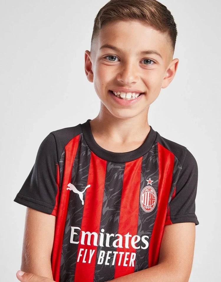 Kit Infantil AC Milan 2025/26 Home