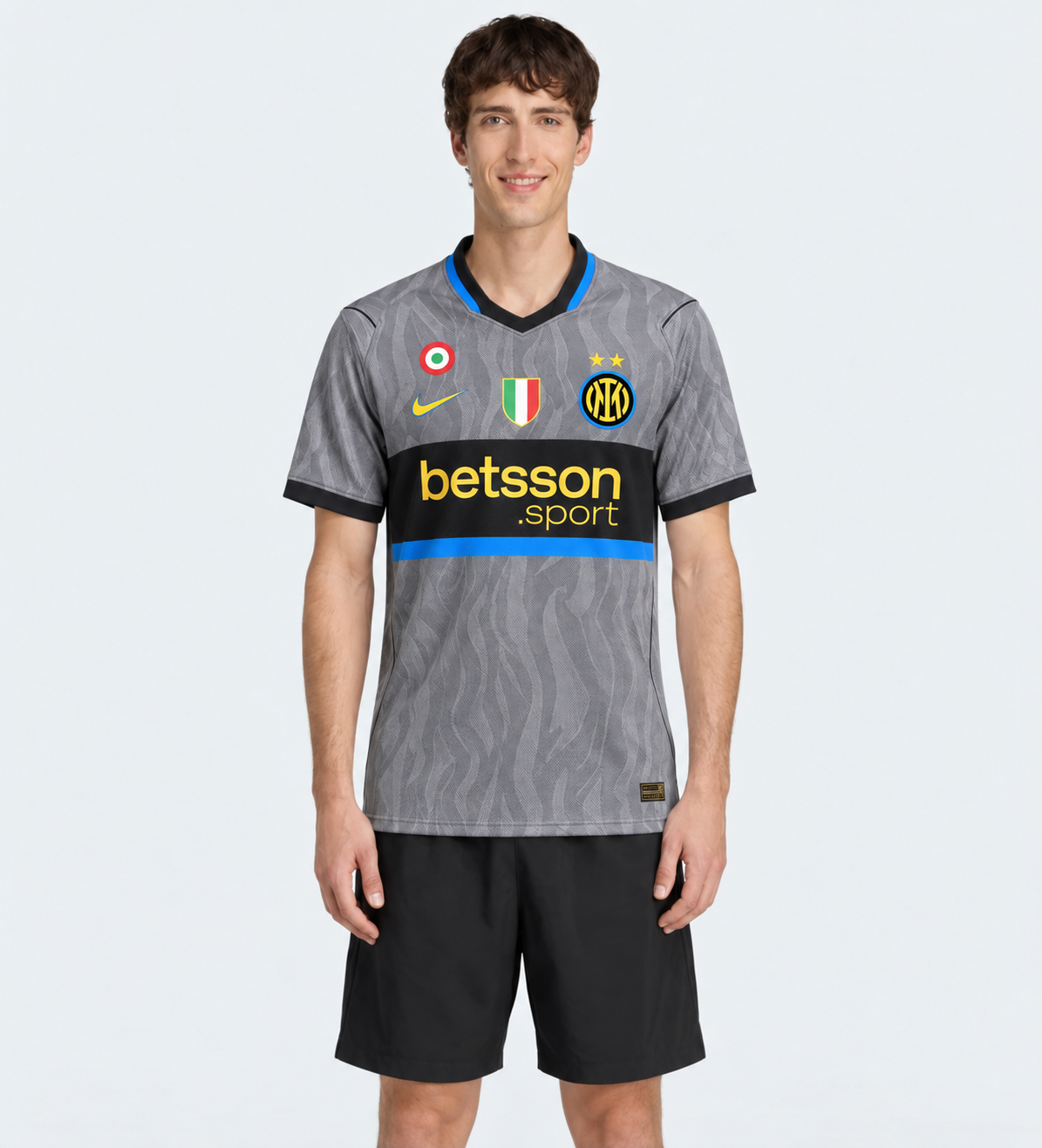 Camisa Inter de Milão III 2026/27 Torcedor Masculina - Cinza